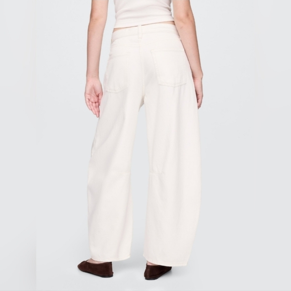 NWT Gap High Rise UltraSoft Horseshoe Jeans new off white - Picture 5 of 7